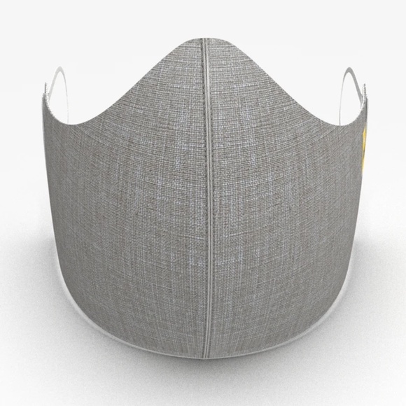 TAILORED, CLASSIC, FORMAL FASHION GREY LINEN MASK - Picture 1 of 1